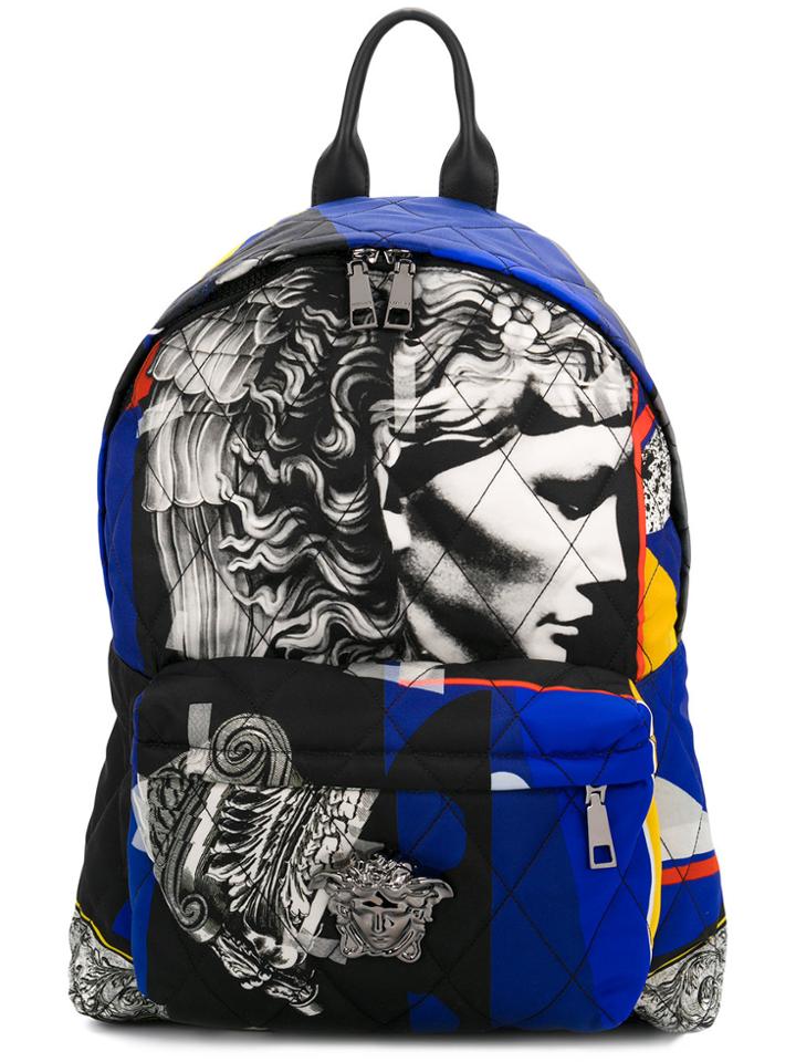 Versace Jp Collage Backpack - Blue
