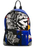 Versace Jp Collage Backpack - Blue