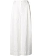 Dolce & Gabbana Brocade Culottes - White