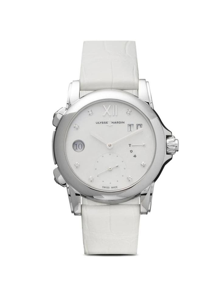 Ulysse Nardin Classic Dual Time Lady 37mm - White Mother Of Pearl