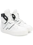 Cinzia Araia Kids Teen Hi-top Sneakers - White