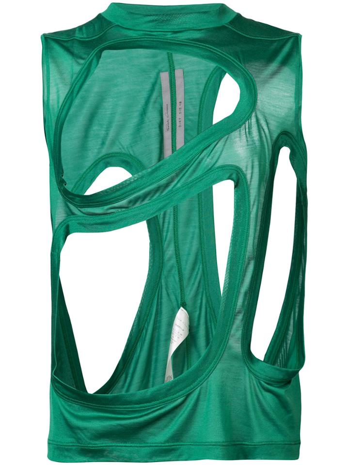 Rick Owens Membrane T Top - Green