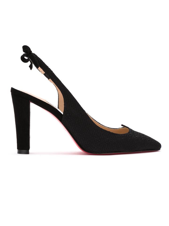 Zeferino Tweed Pumps - Black