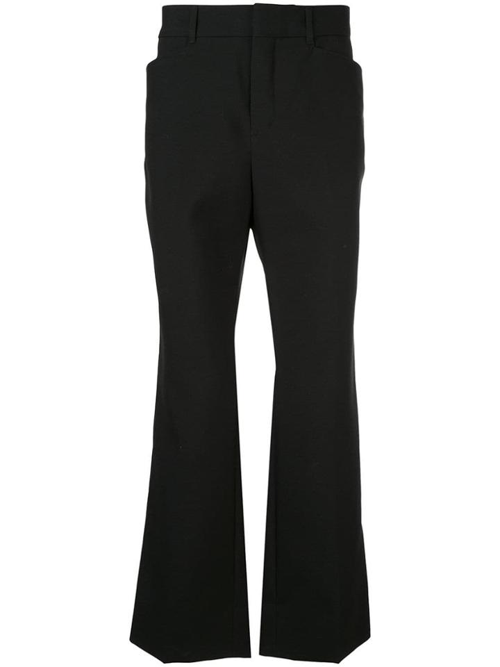 Saint Laurent Flared Trousers - Black