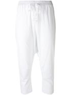 Kristensen Du Nord - Cropped Trousers - Women - Cotton/spandex/elastane - 1, White, Cotton/spandex/elastane