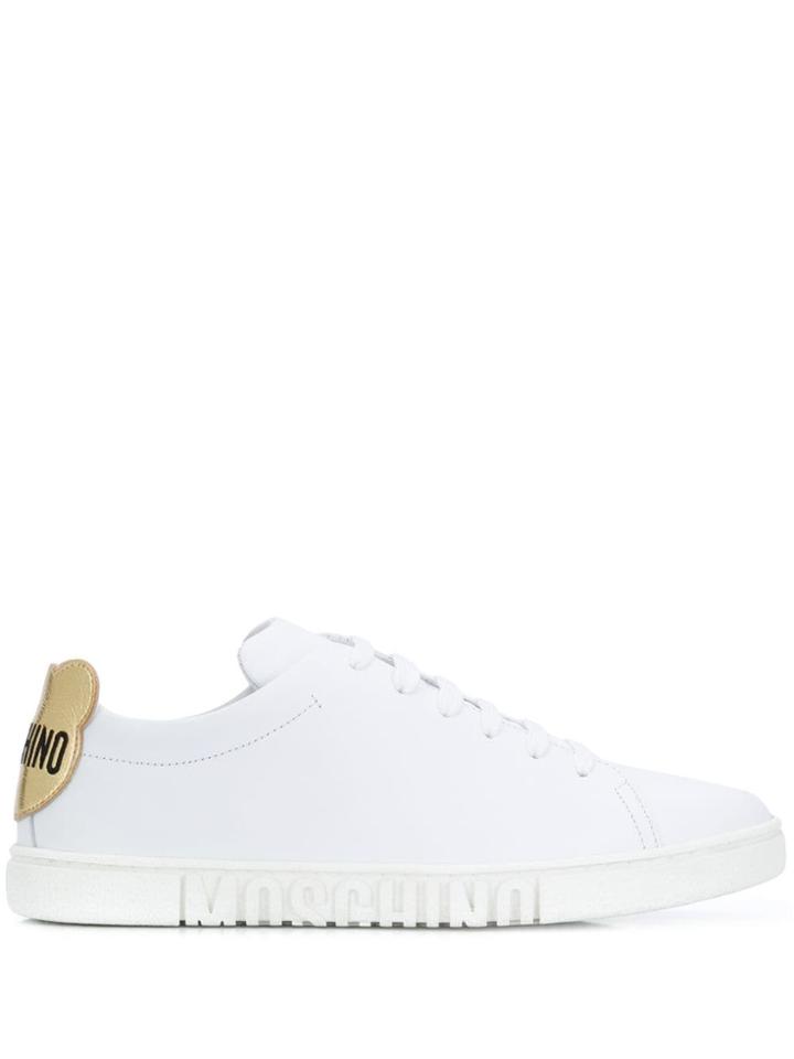 Moschino Monogram Sole Sneakers - White