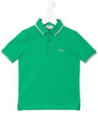 Boss Kids Embroidered Logo Polo Shirt, Boy's, Size: 6 Yrs, Green