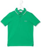 Boss Kids Embroidered Logo Polo Shirt, Boy's, Size: 6 Yrs, Green