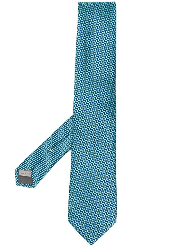 Canali Blue Silk Tie