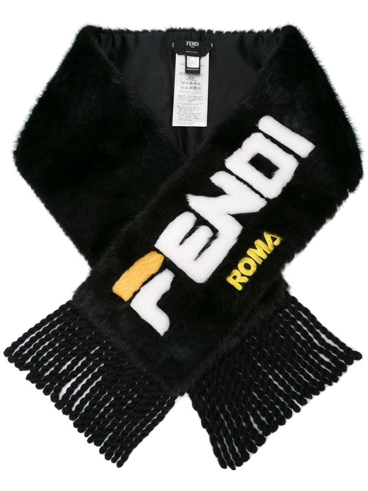 Fendi Fur Scarf - Black