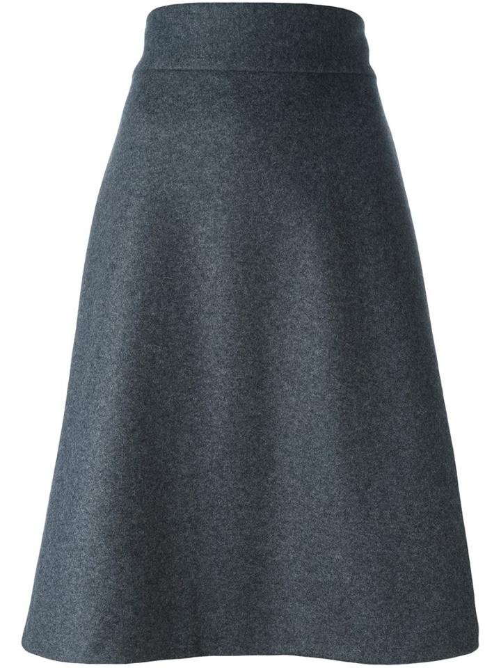Red Valentino Midi A-line Skirt