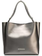 Marc Ellis Brandy Chain Embellished Tote - Silver