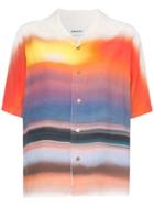 Ambush Hawaiian Tie-dye Short-sleeved Shirt - Orange Sc32