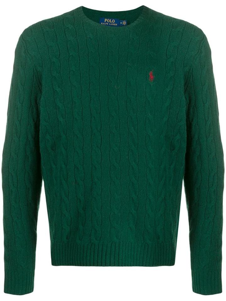 Polo Ralph Lauren Wool Cable Knit Jumper - Pink