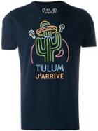 Mc2 Saint Barth Tulum Neon Print T-shirt - Blue