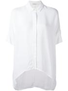 Transit Asymmetric Shirt, Women's, Size: 3, White, Viscose