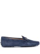 Tod's Logo Plaque Loafers - Blue