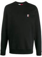Tommy Hilfiger Logo Patch Sweatshirt - Black