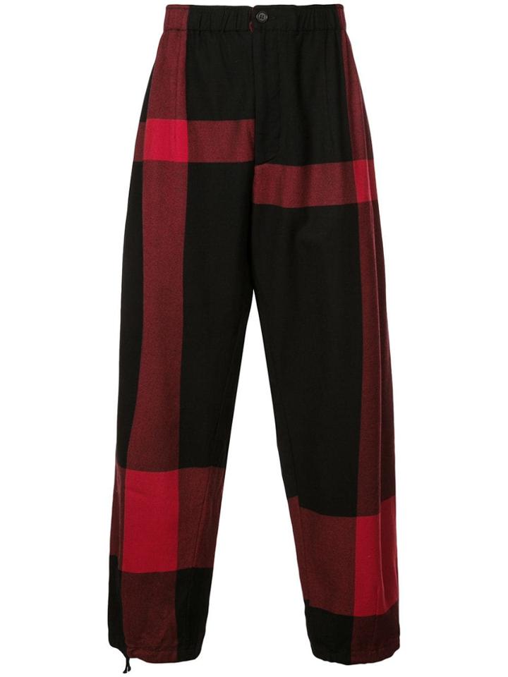Engineered Garments Contrast Stripe Loose Fit Trousers - Black