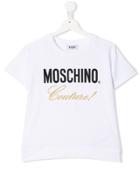 Moschino Kids Couture Print T-shirt - White