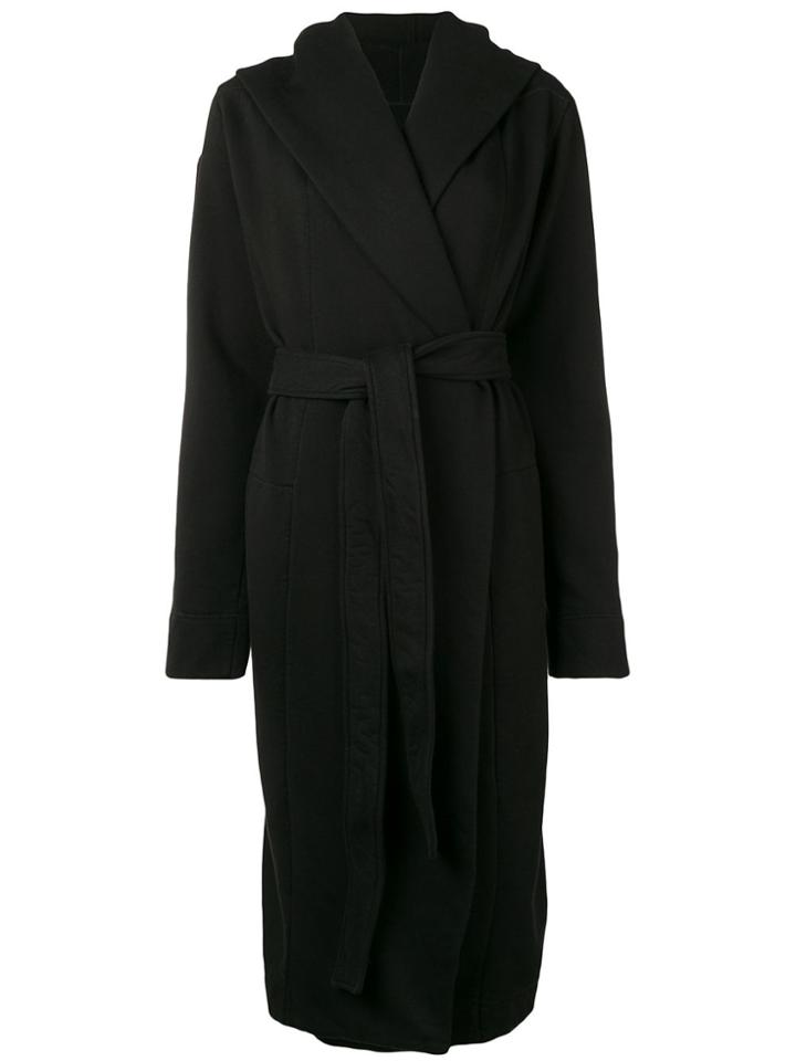 Rick Owens Drkshdw Belted Midi Cardi-coat - Black
