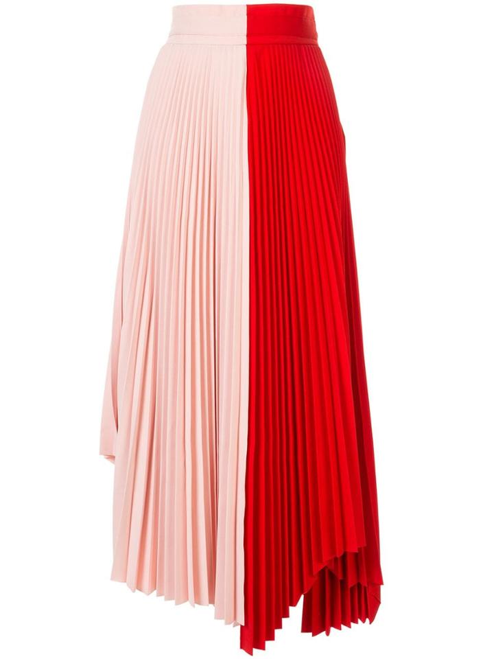 A.w.a.k.e. Mode Double Trouble Pleated Skirt - Red