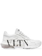 Valentino Valentino Garavani White Bounce Low Top Leather Sneakers
