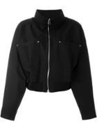 Jw Anderson Stand Up Collar Bomber - Black