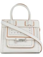 Tod's Double T Studded Crossbody Bag - White