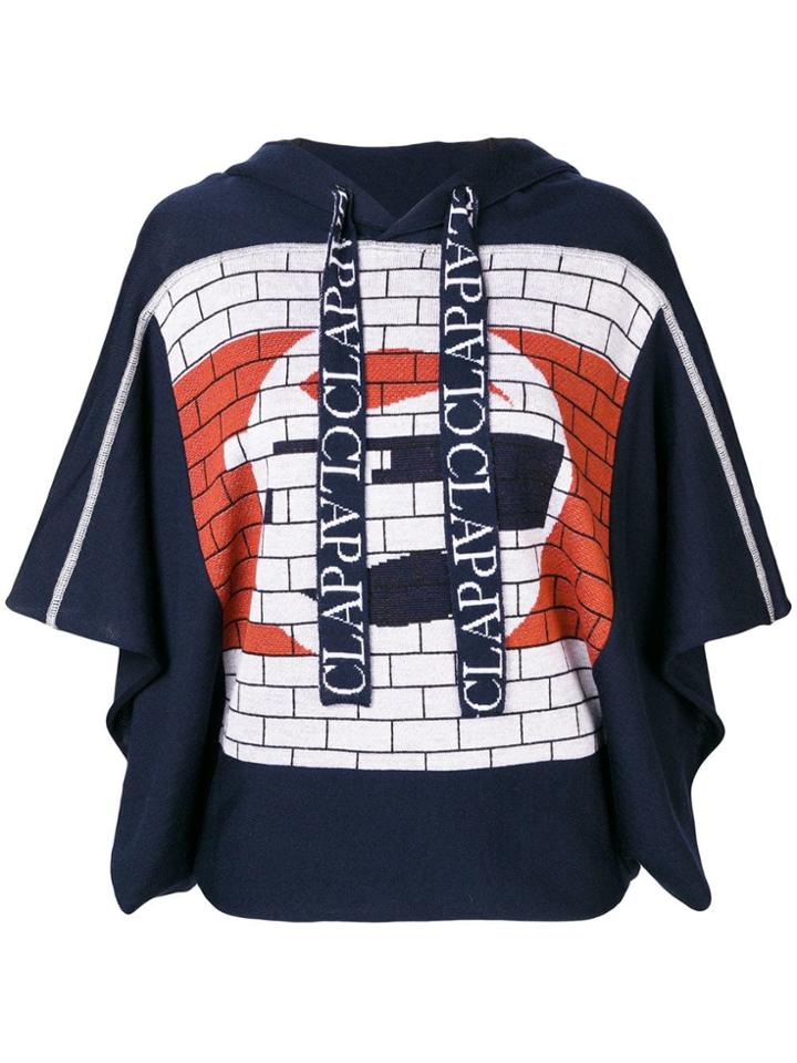 Bernhard Willhelm Hooded Jumper - Blue