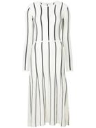 Gabriela Hearst Silhouette Fitted Dress - White