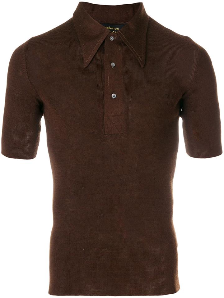 Pierre Cardin Vintage Slim-fit Polo Shirt - Brown