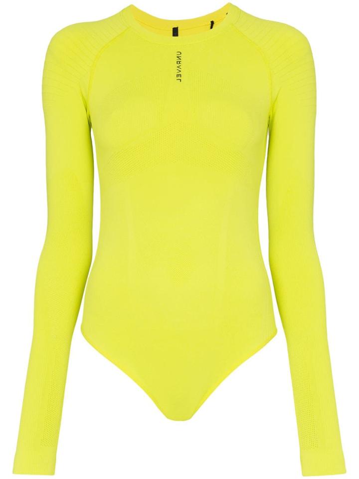 Unravel Project Seamless Tech Bodysuit - Yellow