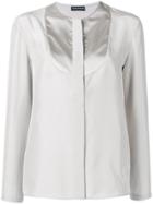 Emporio Armani Round-neck Blouse - Grey