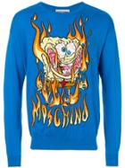 Moschino Spongebob Flame Sweater - Blue