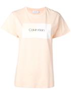 Calvin Klein Logo Print T-shirt - Neutrals