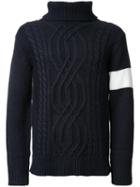 Guild Prime Cable Knit Jumper, Men's, Size: 2, Black, Acrylic