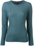 A.p.c. Fitted Crewneck Sweater - Blue