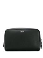 Tom Ford Logo Stamp Wash Bag - Black