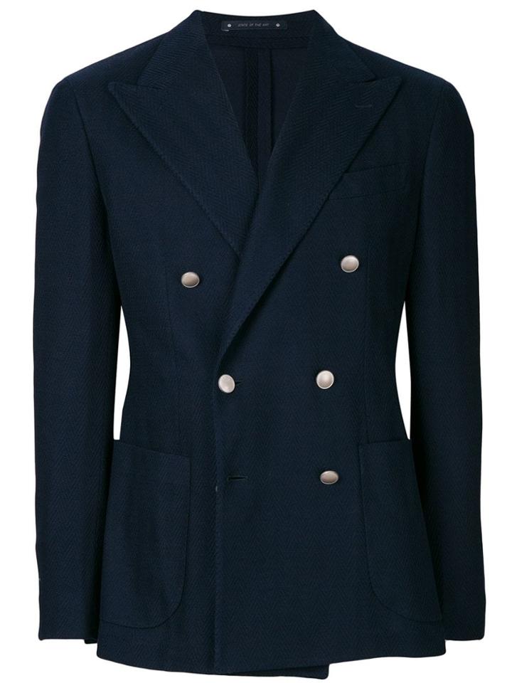 Bagnoli Sartoria Napoli Double Breasted Jacket - Blue
