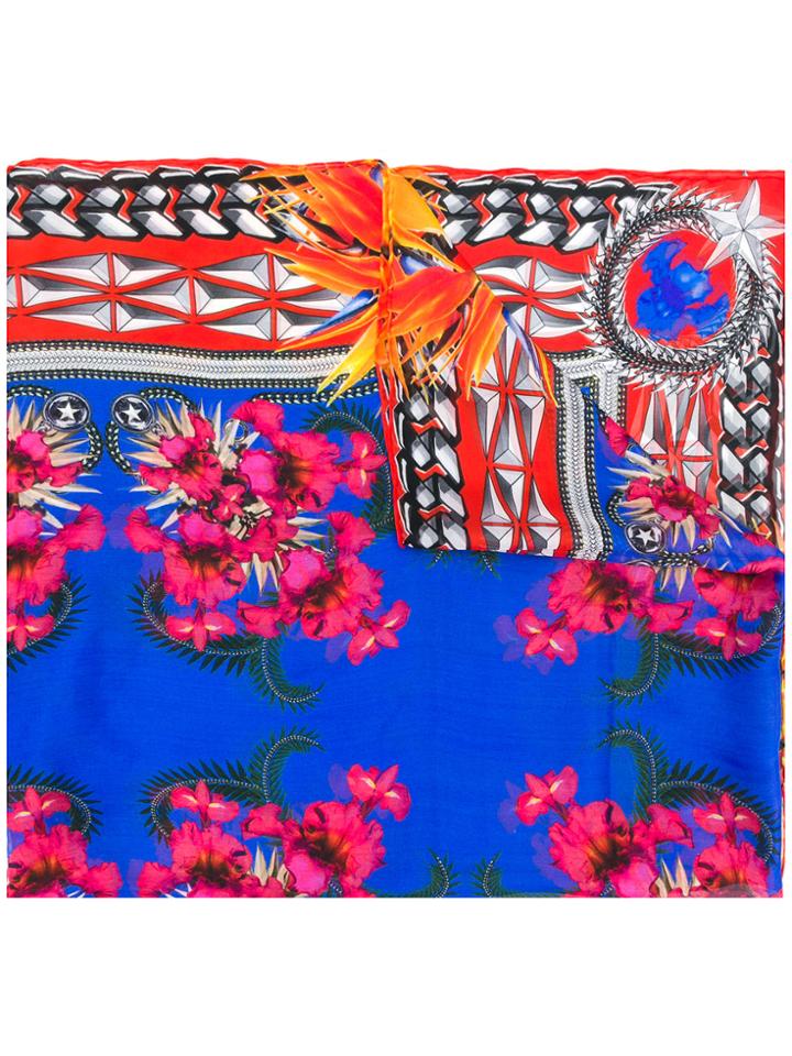 Givenchy Multi-print Lightweight Scarf - Multicolour