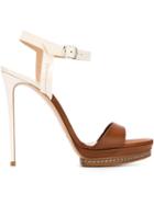Casadei Colour Block Stiletto Sandals
