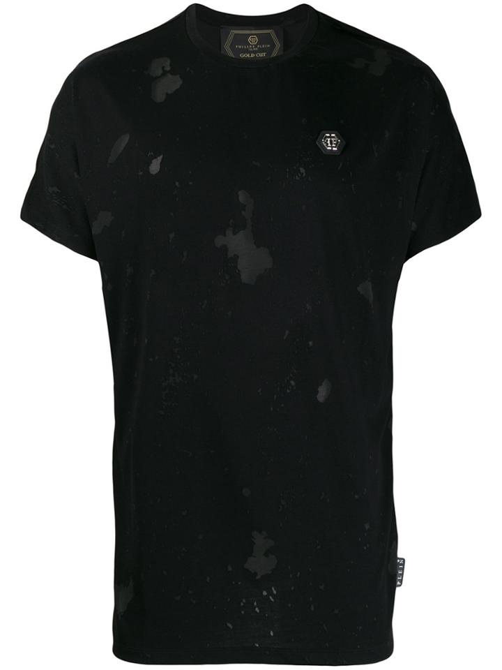 Philipp Plein Distressed T-shirt - Black