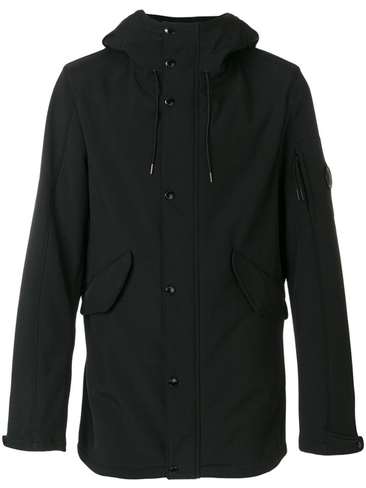 Cp Company Lens Detail Hooded Jacket - Black