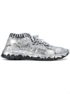 Maison Margiela Crack Up Sneakers - Black