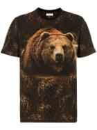 Etro - Bear Print T-shirt - Men - Cotton - Xxl, Brown, Cotton