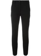 Dolce & Gabbana Slim Fit Trousers, Women's, Size: 46, Black, Spandex/elastane/virgin Wool