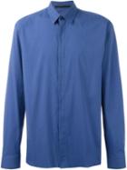Haider Ackermann 'altan' Shirt, Men's, Size: Large, Blue, Cotton/spandex/elastane