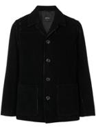 Hevo Corduroy Shirt Jacket - Black
