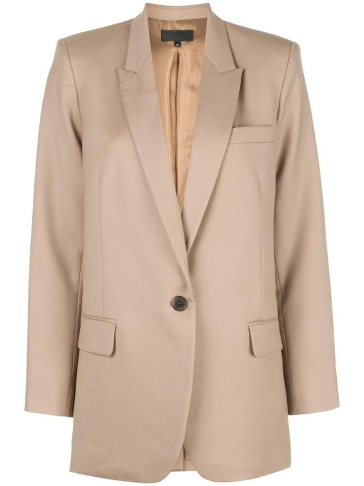 Nili Lotan Single-breasted Blazer - Neutrals